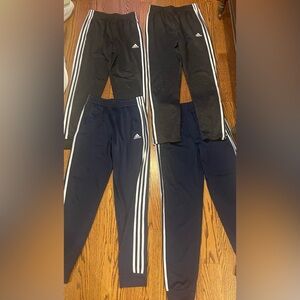 Adidas Kids Navy and Dark Gray size 14/16 Joggers. GUC.
